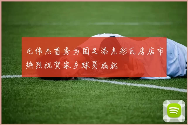 毛伟杰首秀为国足添光彩瓦房店市热烈祝贺家乡球员成就